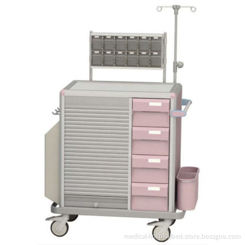 Emergency Medical Trolleys Cart For Hospital Patient Anesthesia